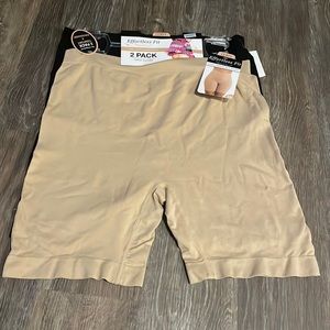 Women’s 2 Pack Under Long Slip Shorts Sz 3X NWT
